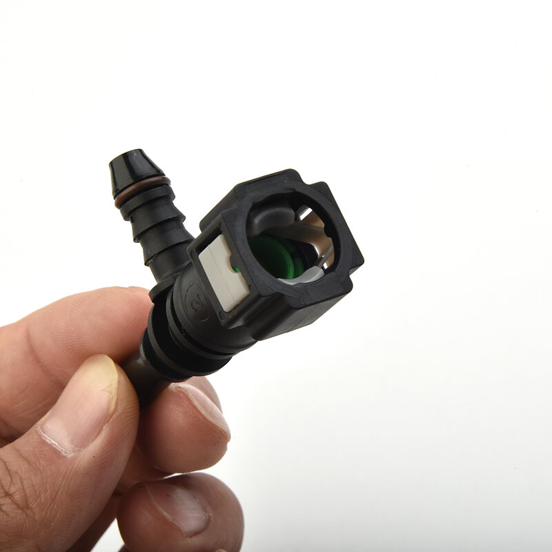 고품질 타이트함 편리한 릴리스 커넥터, 블랙 번디 암 연료 라인 호스, 나일론 티 피팅, 7.89mm