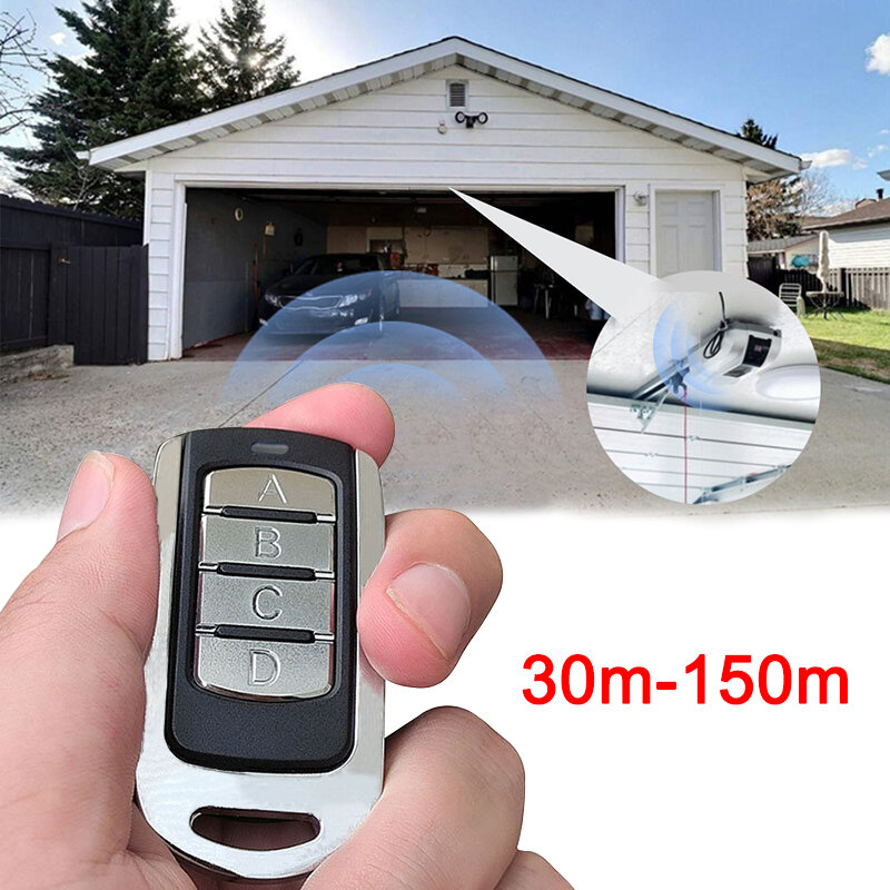 TELCOMA FM400 FM402 FM400E FM402E Garage Remote Control Duplicator 433.92MHz Garage Door Opener Clone Gate Handheld Transmitter