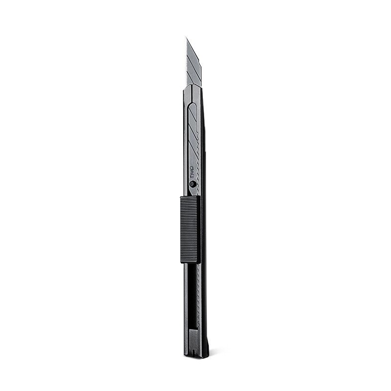 Deli pisau utilitas baja pemotong kotak karbon ditarik 30 ° estilete kecil profesional perlengkapan seni ferramenta