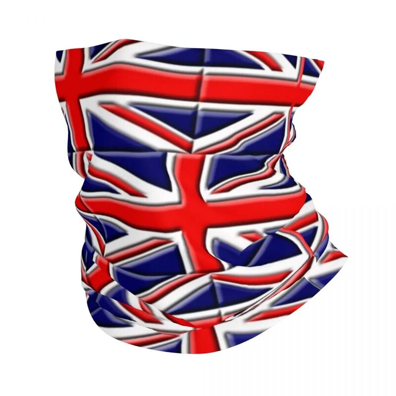 أغطية رأس متعددة الوظائف للرجال والنساء ، باندانا مطبوعة ، بالاكلافا المملكة المتحدة ، غطاء الرقبة ، التفاف الوشاح ، مقاوم للرياح ، الاتحاد ، العلم