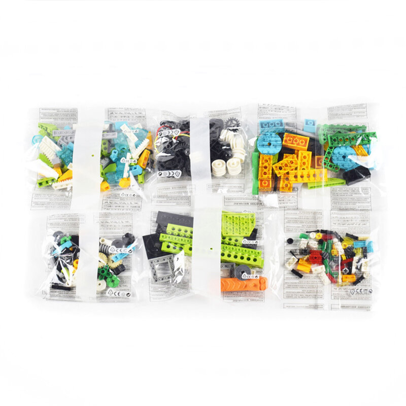 AQUARYTA – blocs de construction briques, engrenages techniques, connecteurs d'axe, pièces compatibles 276 WeDo 45300, jouets de programmation pour enfants, 2.0 pièces