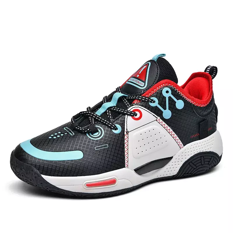 Basketball Shoes for Men and Teenagers Autumn New Junior High School Student Sneakers Breathable and Wearable Shock Relief Tenis