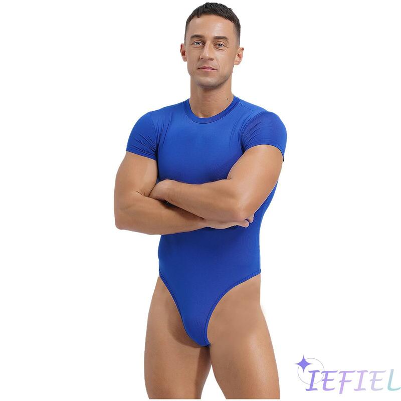 Men's Slimming Body Shaper Vest Shirt Athletic Sport Bodysuit Undershirt Solid Color Rompers for Bodybuilding Yoga Sleepwear