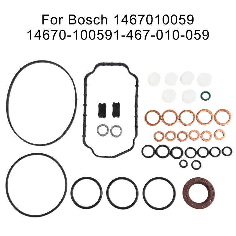 Kit pembangunan kembali Gasket segel pompa injeksi untuk Bosch 1467010059 14670-10059 1-467-010-059 Series Kit pemeriksaan pompa