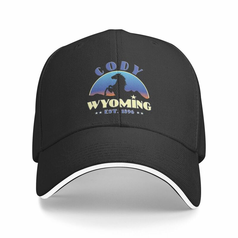 Cody Wyoming 1896 Baseball Cap Vintage Hat Man Luxury Trucker Cap Men's Hats Women's