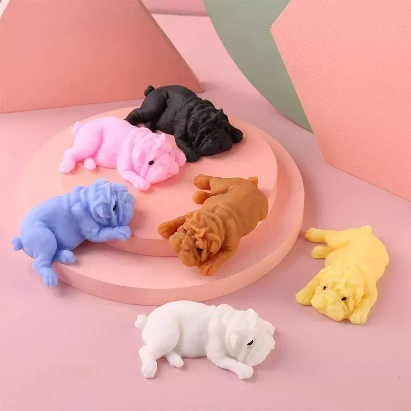 Squishy Dogs Anime zabawki typu Fidget Puzzle kreatywna symulacja dekompresyjna zabawka Kawaii pies odprężająca zabawki imprezowe prezenty świąteczne
