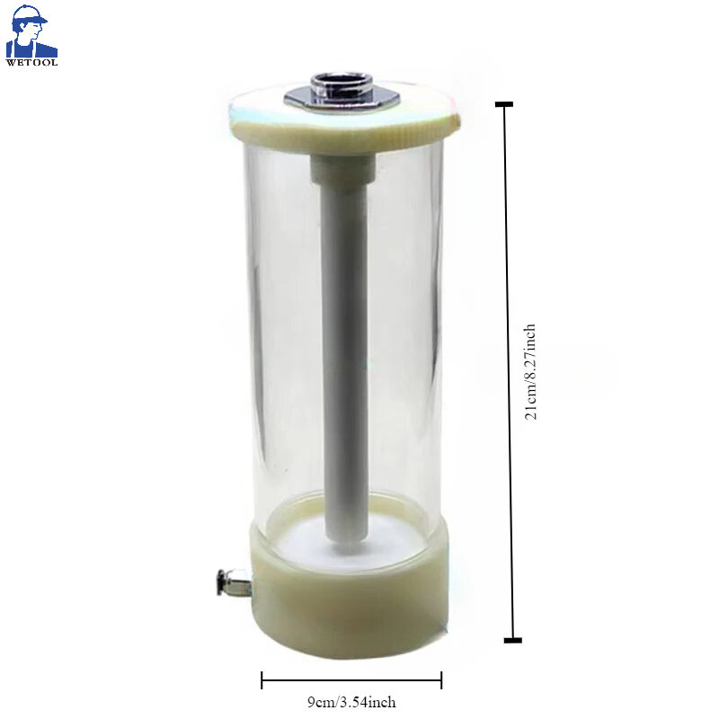 Wetool Electrostatic powder coating machine hopper small fluidization barrel for electrostatic spray