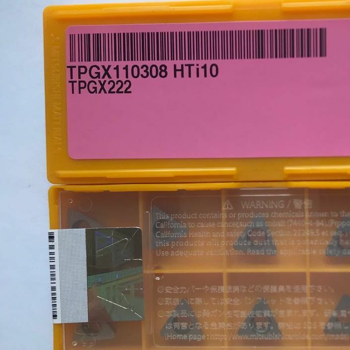 TPGX110304 HTi10 Japonês CNC lâmina TPGX110308 HTi10