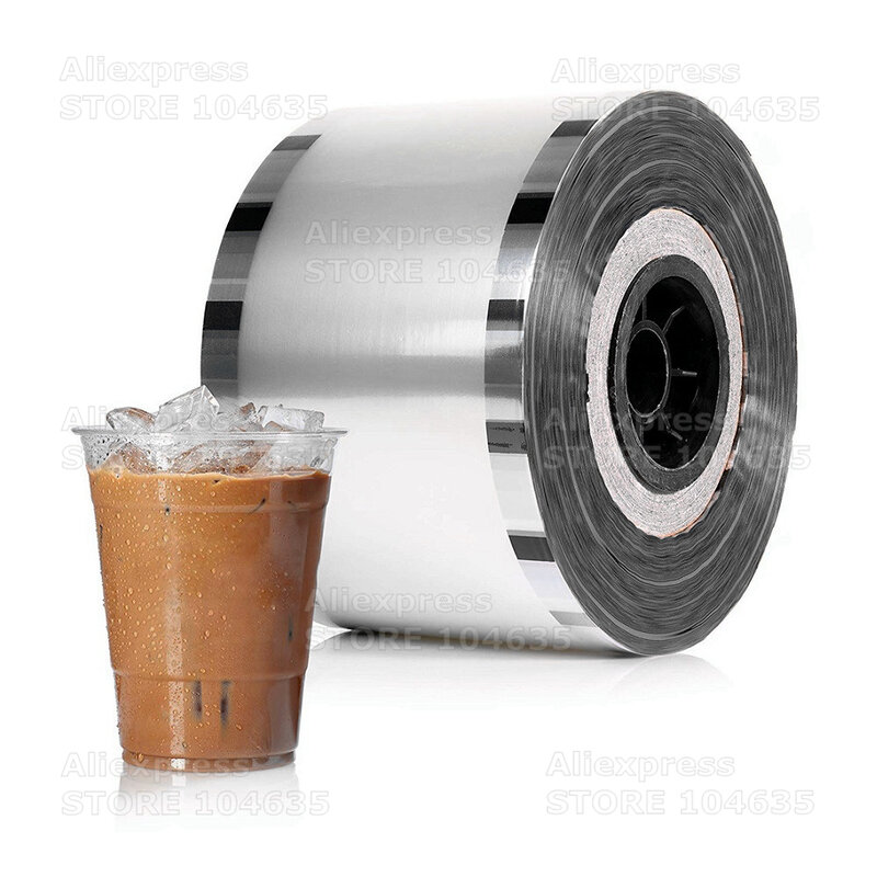 EFREN-película selladora para tazas de té, máquina selladora transparente tipo PP, 90mm,95mm, 9095