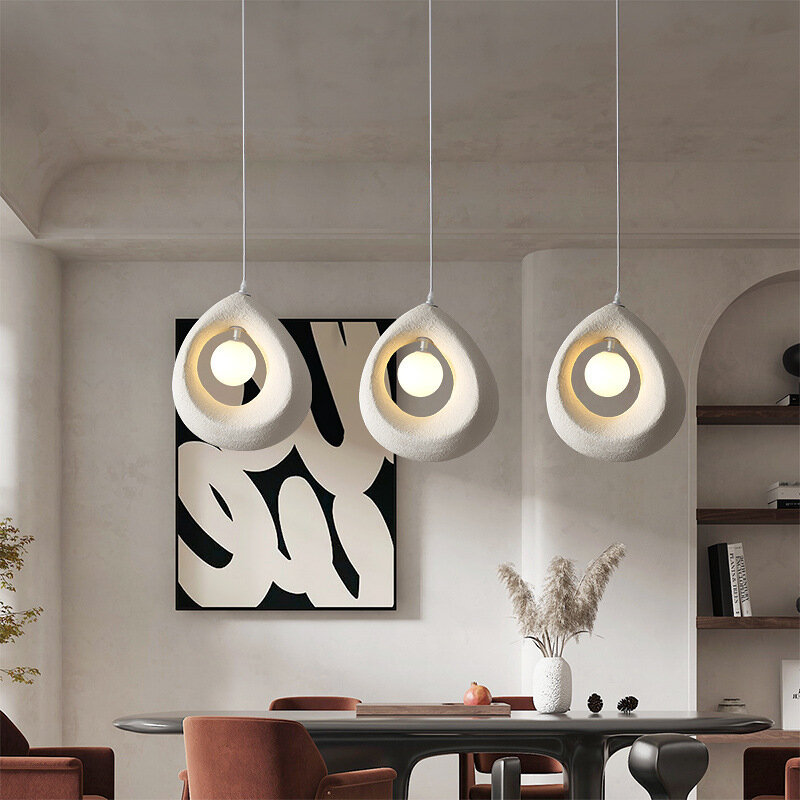 Moderno Nordic Wabi Sabi LED Lustres, Formas Irregulares Luzes Pingente, Luzes Da Sala De Estar, Minimalismo Do Quarto, Luminárias