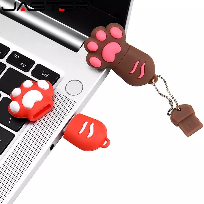 การ์ดความจำแฟชั่น jaster แฟลชการ์ดรูปการ์ตูนแมวจัดส่งฟรีที่เก็บข้อมูล USB 32GB/16GB/8GB/4GB 2.0 USB