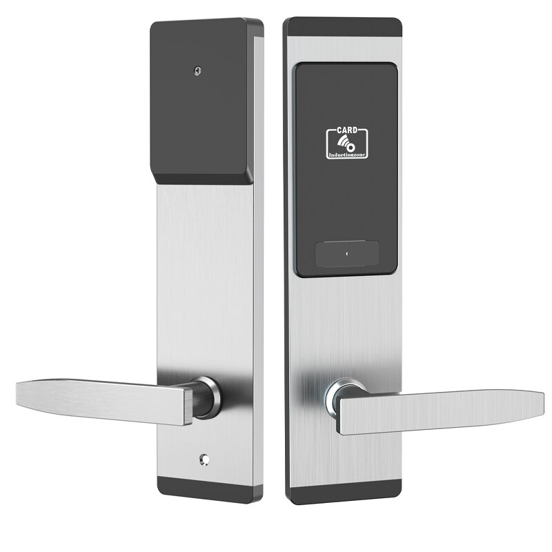 Sistema de Cerradura de Hotel RFID de acero inoxidable, cerradura de puerta Electrónica Digital con tarjeta inteligente
