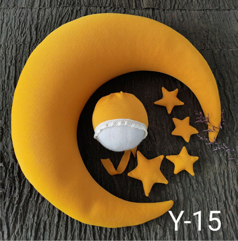 6 pezzi puntelli per foto neonato luna piena 100 giorni cuscino per la testa del bambino ornamenti per fotografia appena nati cuscini per stelle accessori per neonati