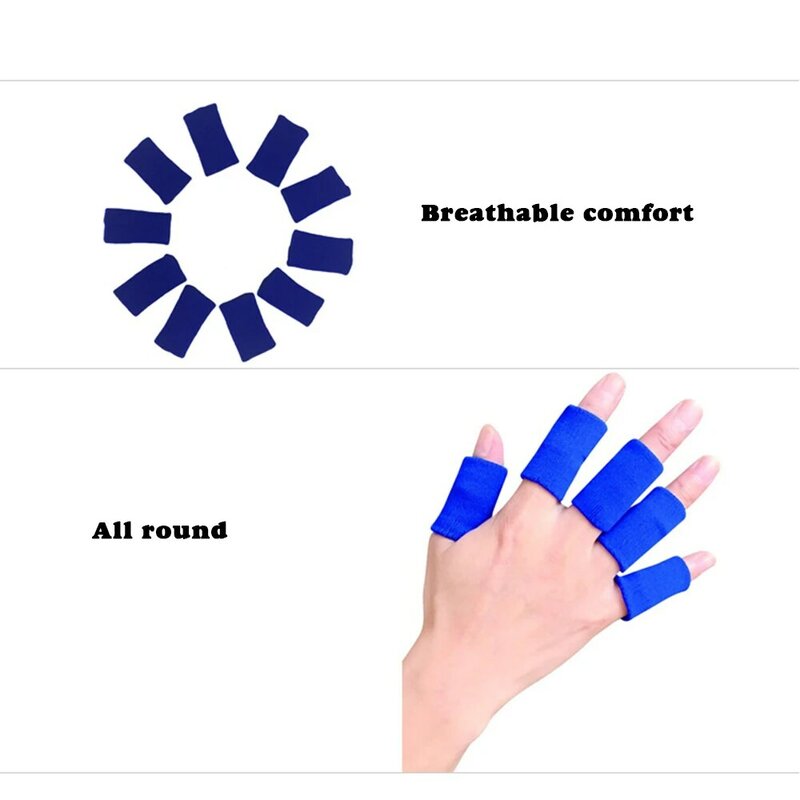 Stretchy Sport Finger Ärmeln Exerciser Unterstützung Elastische Finger Schutz Basketball
