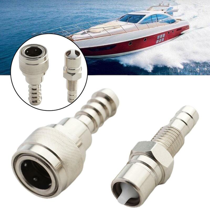 2Pcs 5/16in Fuel Line Connector Male Female 3B2-7025060-1 3B2-70250-1Fit For Tohatsu Outboard 2 4 Stroke Engine 5-90HP