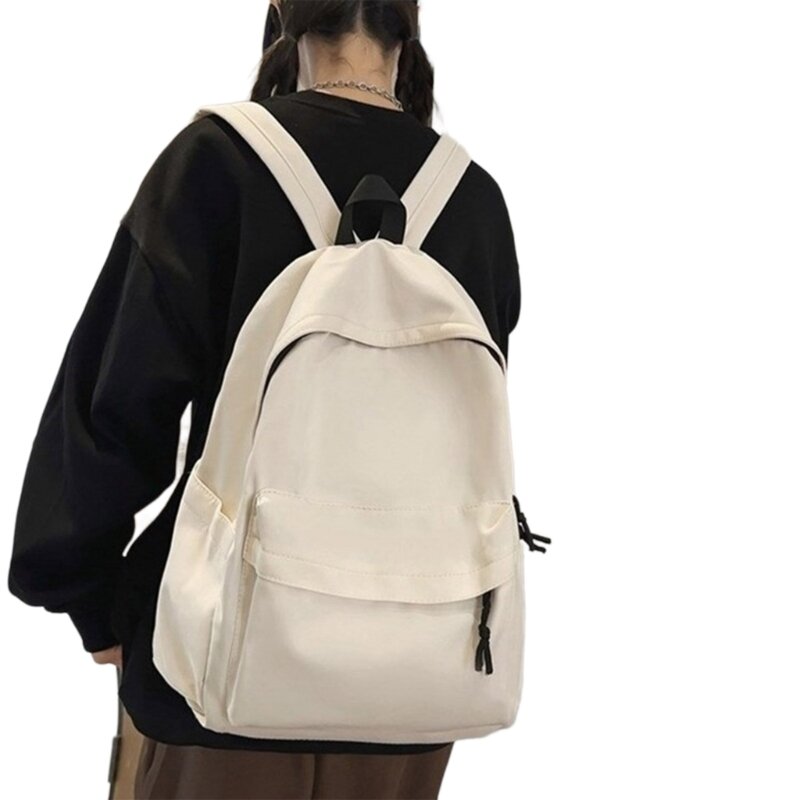 حقيبة ظهر مدرسية ذات سعة كبيرة للسفر وحقيبة ظهر من النايلون متعددة الاستخدامات