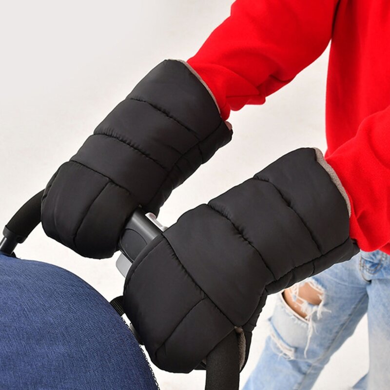 Для очень толстых зимних теплых перчаток для коляски, теплые перчатки, водонепроницаемая незамерзающая муфта для рук, детская