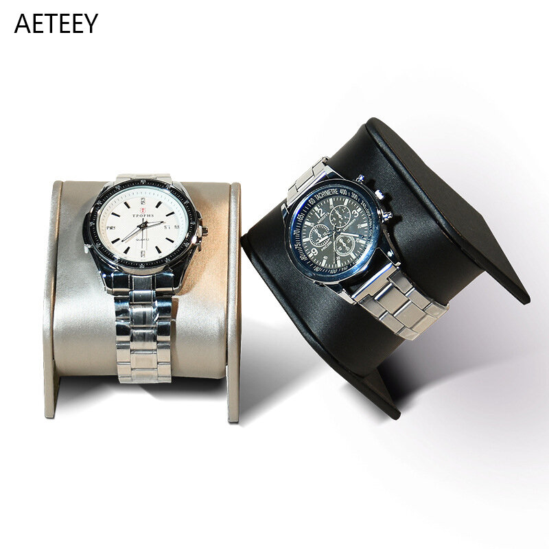 Pengatur kreatif rak penempatan jam kelas atas untuk tampilan komersial di toko tampilan lemari jam tangan berdiri