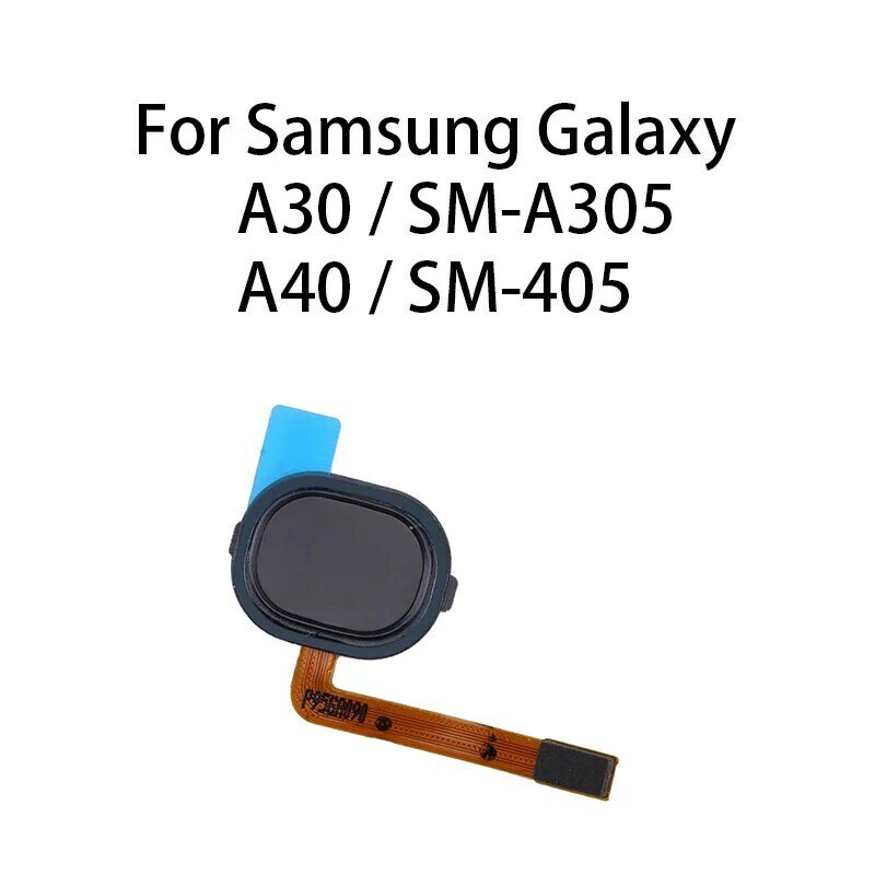 สายเฟล็กซ์เซ็นเซอร์ลายนิ้วมือปุ่มโฮมสำหรับ Samsung Galaxy A30 / A40 / SM-A305 / SM-A405
