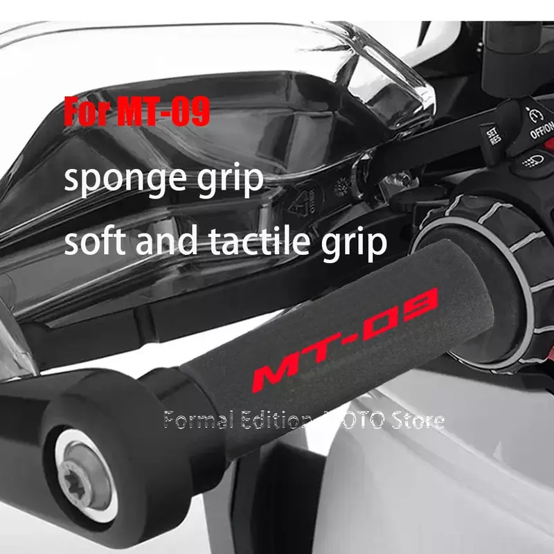 Non-Slip Shockproof Motorcycle Handlebar Grip, capa esponja para Yamaha MT-09