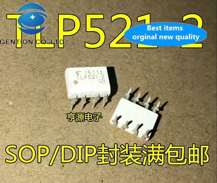 20 pces 100% original novo TLP521-2GB TLP521-2 in-line DIP8-pin dispositivo do optoacoplador do duplo-canal