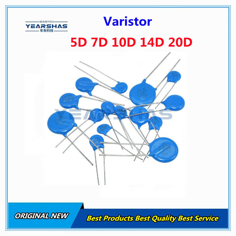 Варистор 10D270K 10D271K 10D301K 10D330K 10D331K 10D361K 10D390K 10D391K 10D431K 10D470K 10D471K пьезорезистор 10 мм, 20 шт.