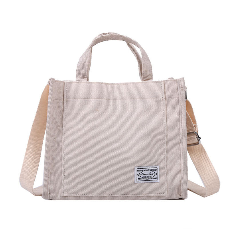 Женская сумка на молнии из 2022 хлопка, роскошная дизайнерская Вельветовая повседневная женская сумка-тоут через плечо, холщовые сумки через плечо в стиле ретро