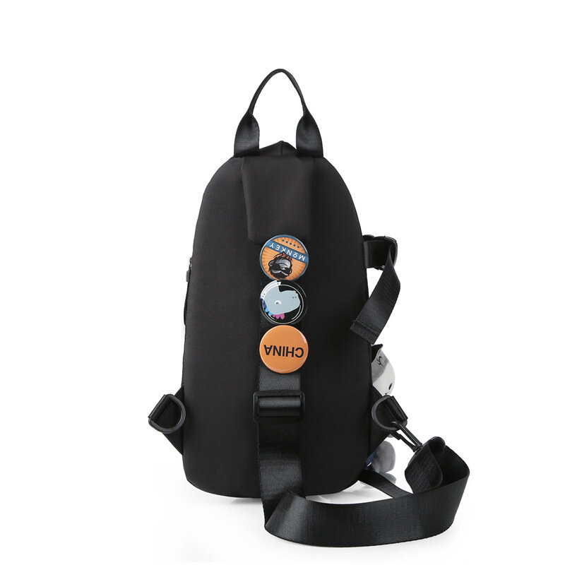 2023 Chest Bag Crossbody Backpack Men Waterproof Oxford Cloth Shoulder Bag Women's Casual Messenger Bag Unisex Small Bag
