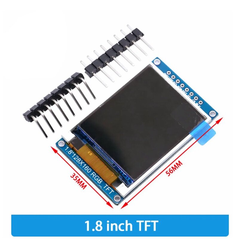 Display 0.96 1.3 1.44 1.8 Inch Ips 7P Spi Hd 65K Full Color Lcd Module St7735/St7789 Drive Ic 80*160 240*240 (Niet Oled)