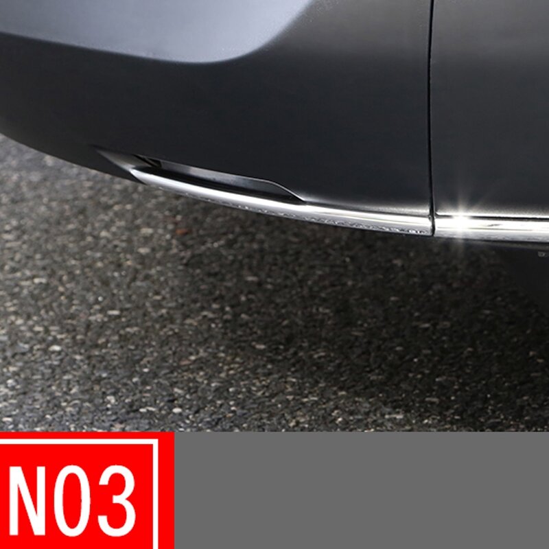 Paraurti per auto protezione dell'angolo anteriore e posteriore striscia di rivestimento anteriore e posteriore copertura del rivestimento dell'angolo per-30 2020