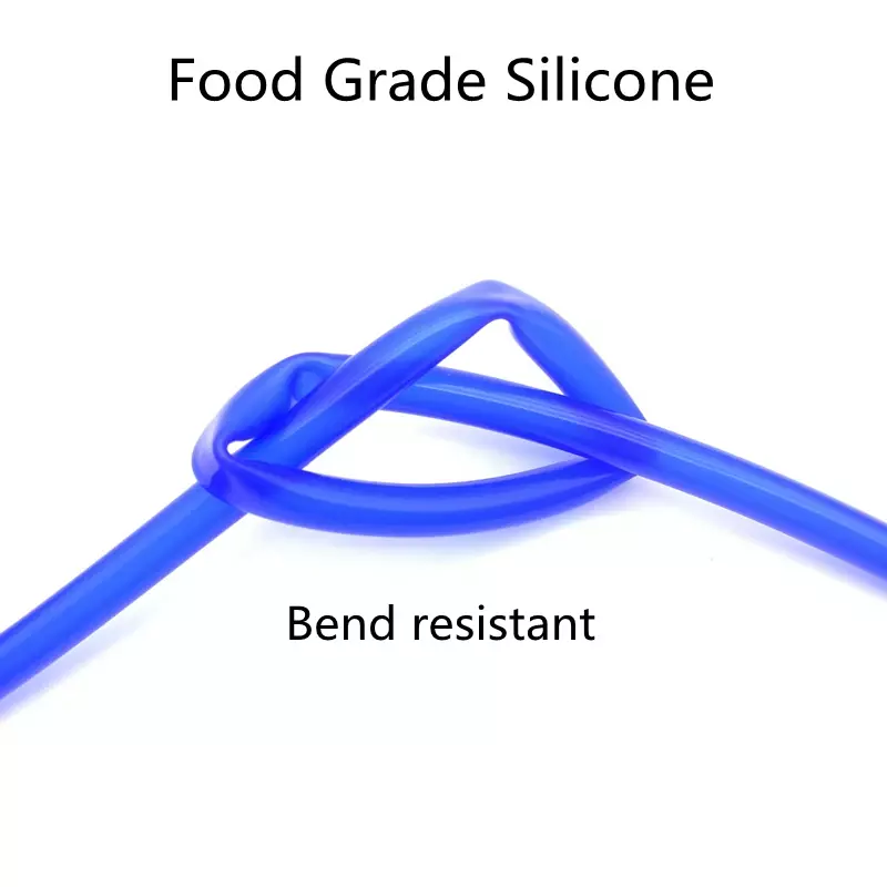 1Meter ID2 3 4 5 6 7 8 9 10 12mm tabung silikon fleksibel selang karet makanan kelas minuman lembut pipa konektor air pipa pipa warna-warni