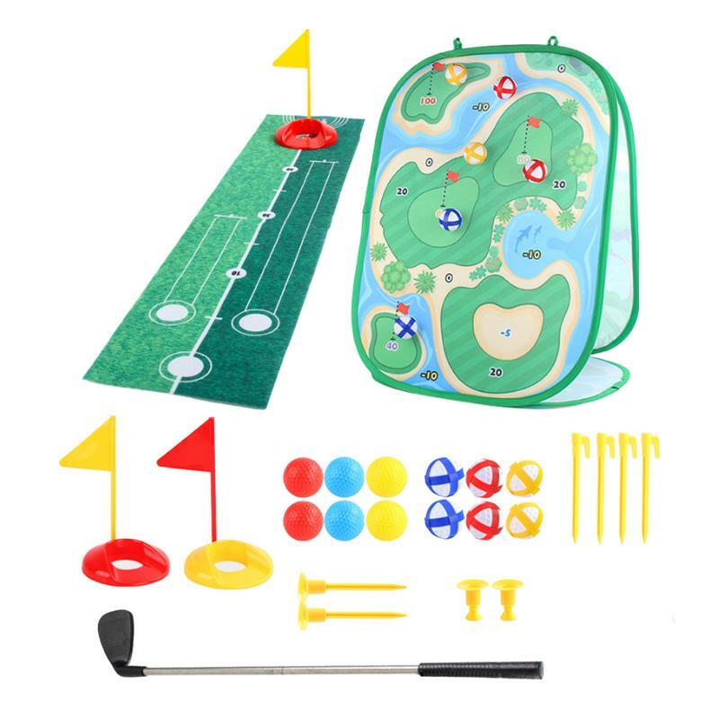 Family Fun Outdoor Golf Training Mat Swing Detection Practice colpire Aid Game Pad per tappetino da allenamento giocattoli sportivi per adulti bambini
