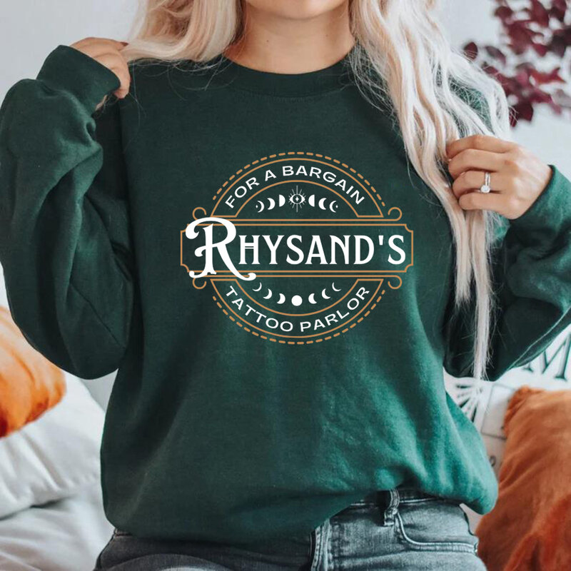 Rhysand's Sweatshirt Acotar Velaris Hoodie Night Court Sweater Women Sweatshirts Feyre and Rhysand Pullover SJM Bookish Hoodies