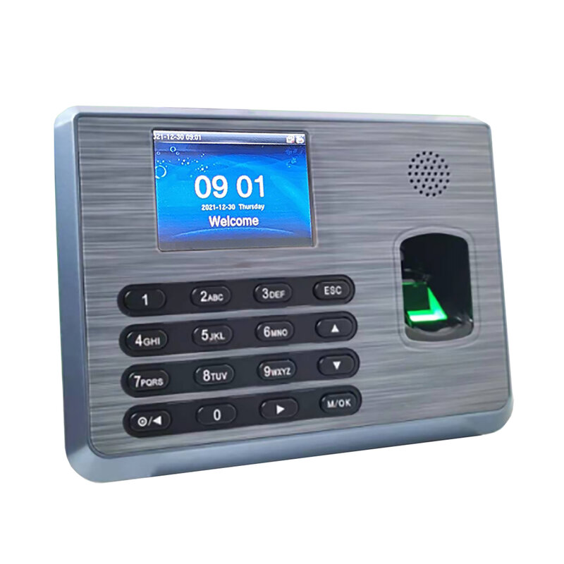 ZKTime mesin pengontrol biometrik, jam waktu sidik jari, perangkat elektronik mesin kontrol karyawan 5.0 TX628 Tcp/ip sistem kehadiran biometrik