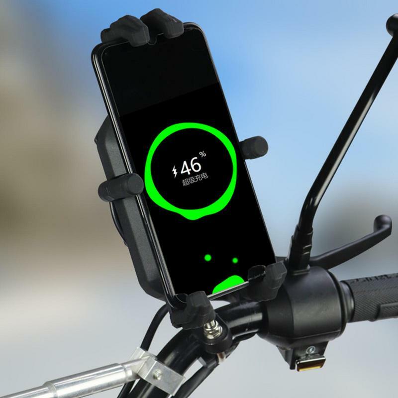 Soporte de teléfono móvil para manillar de bicicleta, soporte antideslizante para motocicleta, soporte de navegación para teléfono