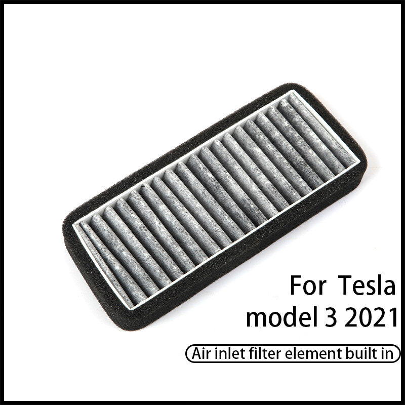Model3 New Air Filter HEPA Cleaner For Tesla Model 3 2021 Accessories Air Condition Filter Replacement Protection Model Three