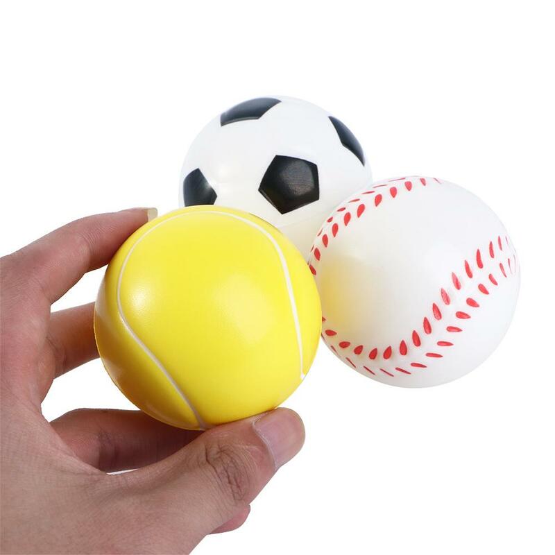 Hadiah anak-anak basket sepak bola spons tenis bola lambat naik bola Remas tangan mainan antistres busa bola karet