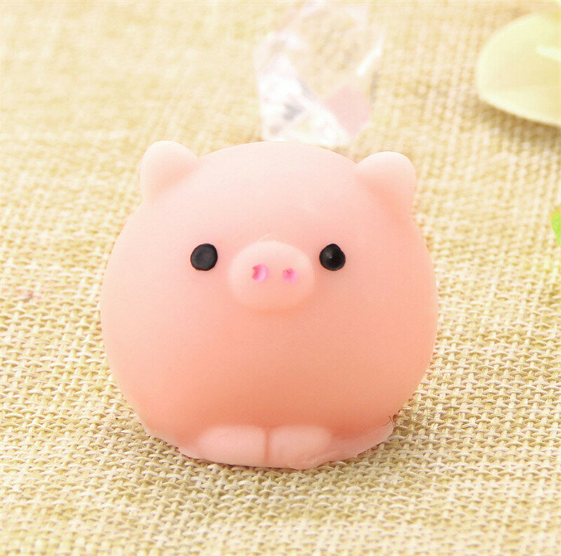 Kawaii Squishy Pig Ball Mochi Squeeze Prayer Cute Toy Collection Fun Joke Gift Anti-stress Toys Novelty Gift Home Decor