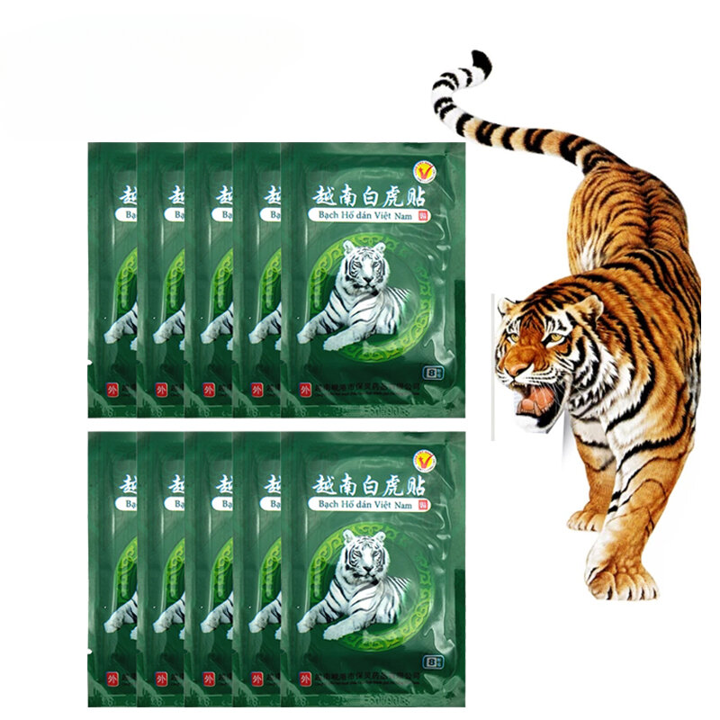 48pcs Vietnam White Tiger Balm Pain Patch Muscle Shoulder Neck Arthritis Chinese Herbal Body Care Medical Plaster