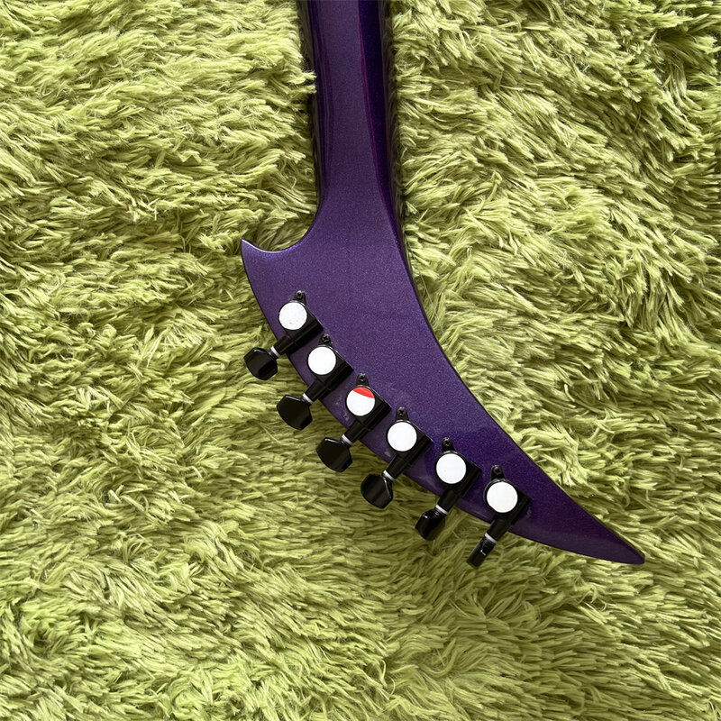 Guitarra Eléctrica Spider Purple, diapasón de palisandro, puente FR, Hardware negro, envío gratis, disponible