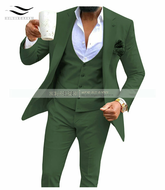 2024 neue Herren 3 Stück Champagner Anzug formelle Business Notch Revers Slim Fit Smoking Trauzeugen für die Hochzeit (Blazer Weste Hosen)