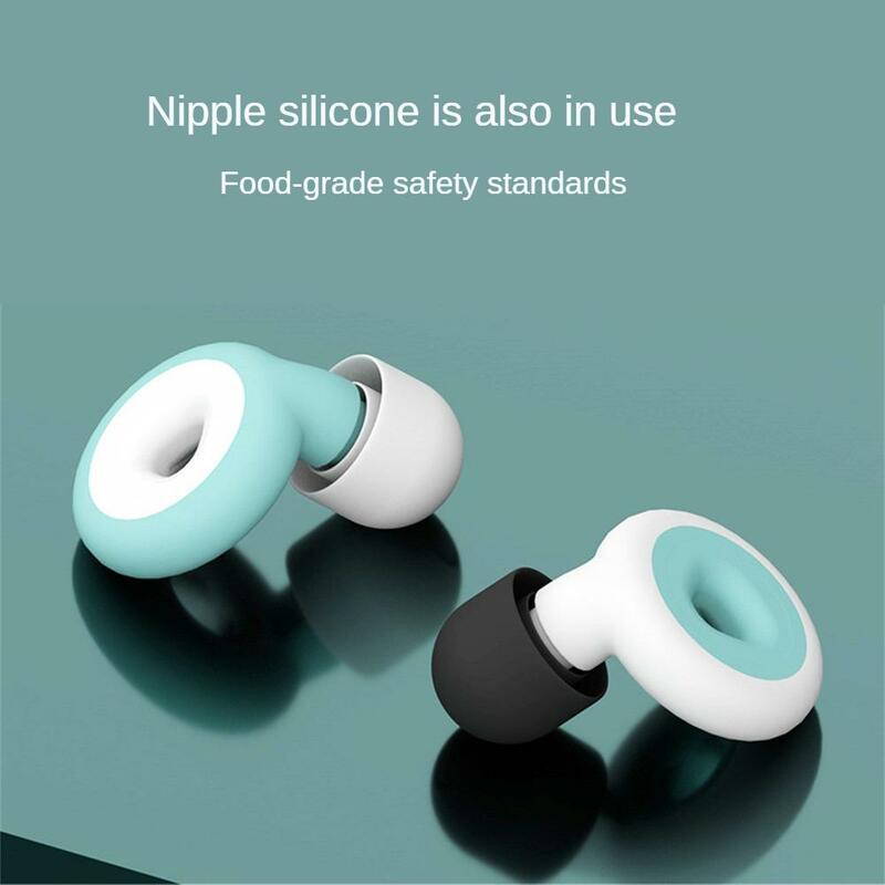 Bouchons d'oreille anti-bruit en silicone, réduction du bruit du sommeil, isolation phonique silencieuse spéciale