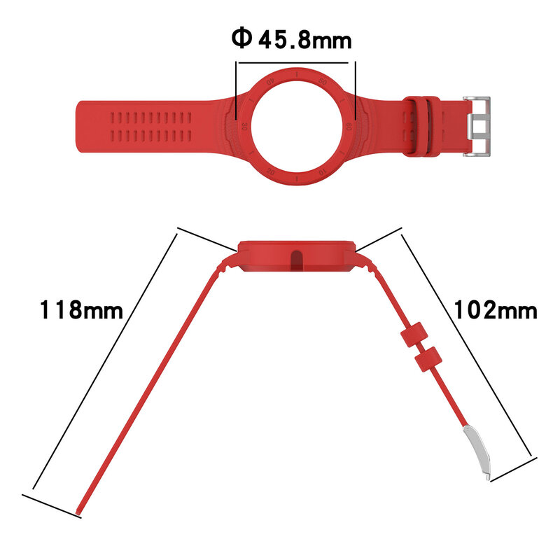 Weiche Silikon Sport Band + Uhr Abdeckung Für Huawei Uhr GT Cyber 46MM Gummi Armband Armband Auf Smartwatch GT cyber 46MM Armband
