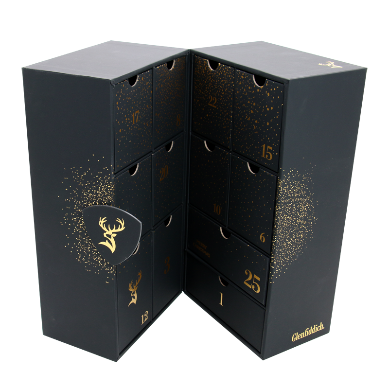 Customized productCustom Empty Cardboard Paper Mystery boxes Gift Beauty Cosmetic set packaging and Countdown Advent C