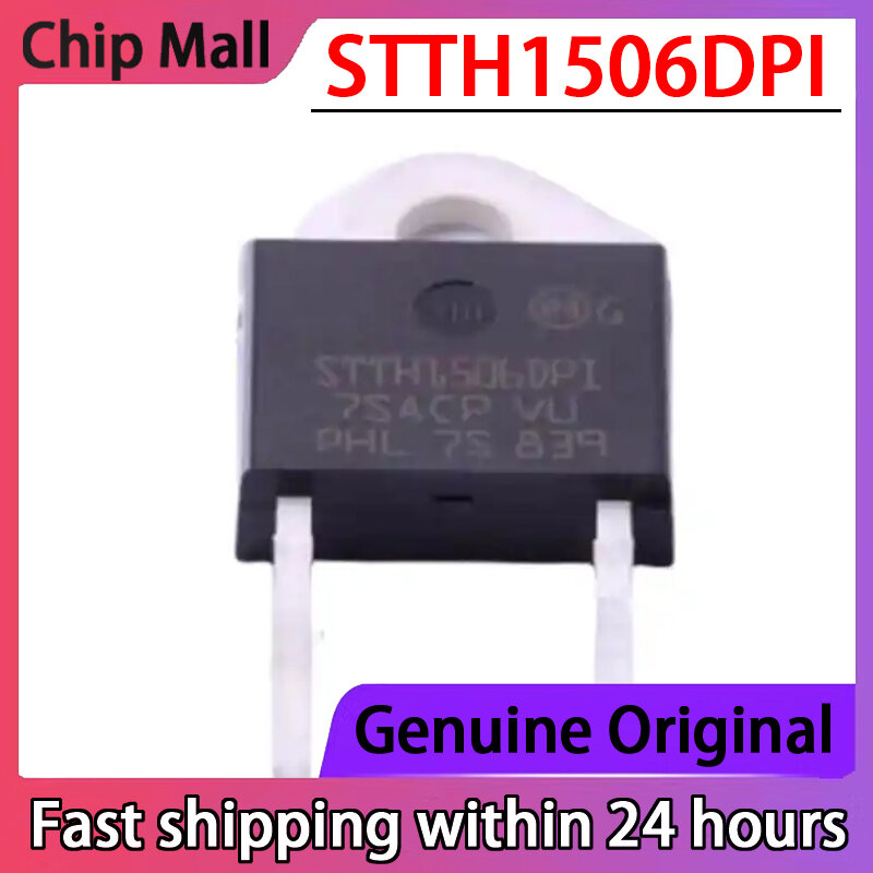 4PCS STTH1506DPI STTH1506DP1 TO-247 New  Fast Recovery Diode 15A 600V