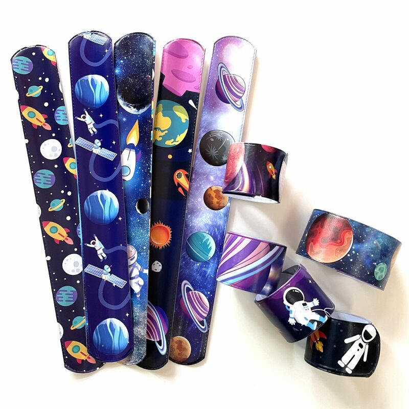 Erkunden Sie die Weltraum party DIY Slap Armbänder Ballon Banner Geschirr Sternen himmel Geburtstags feier Geschenk Planeten Parti Astronaut