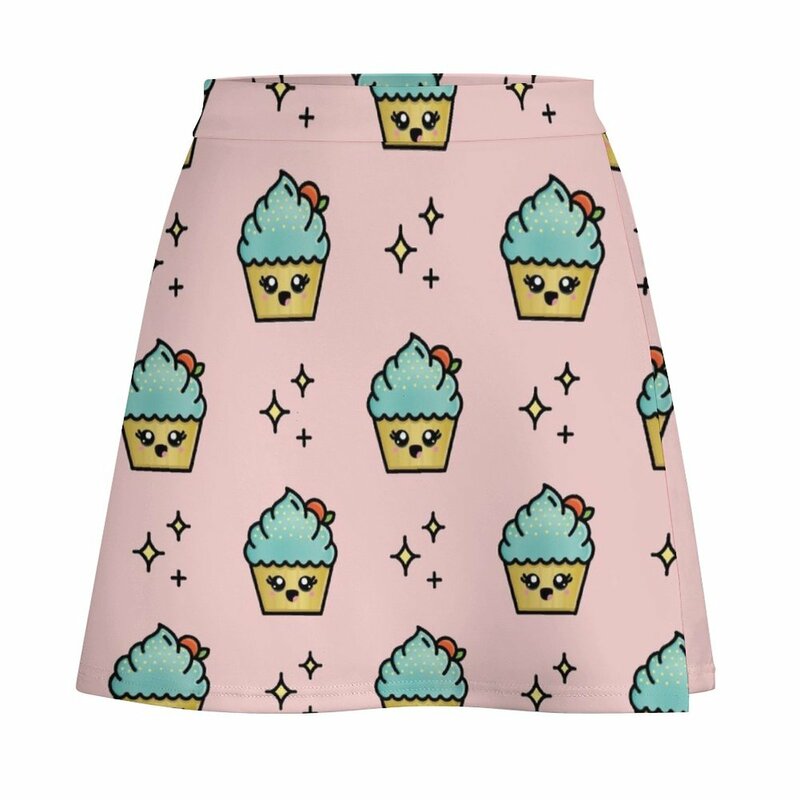 Minifalda de Cupcake para mujer, falda bonita, moda