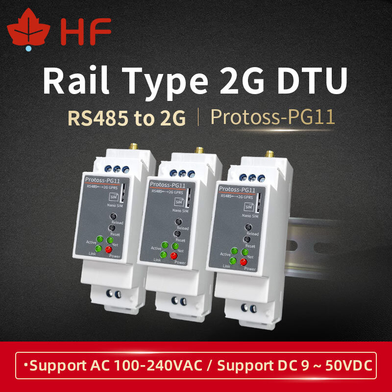 High Flying Protoss-PG11 Urządzenie portu szeregowego RS485 Podłącz do sieci Modbus TPC Funkcja IP RJ45 RS485 do serwera szeregowego GSM GPRS