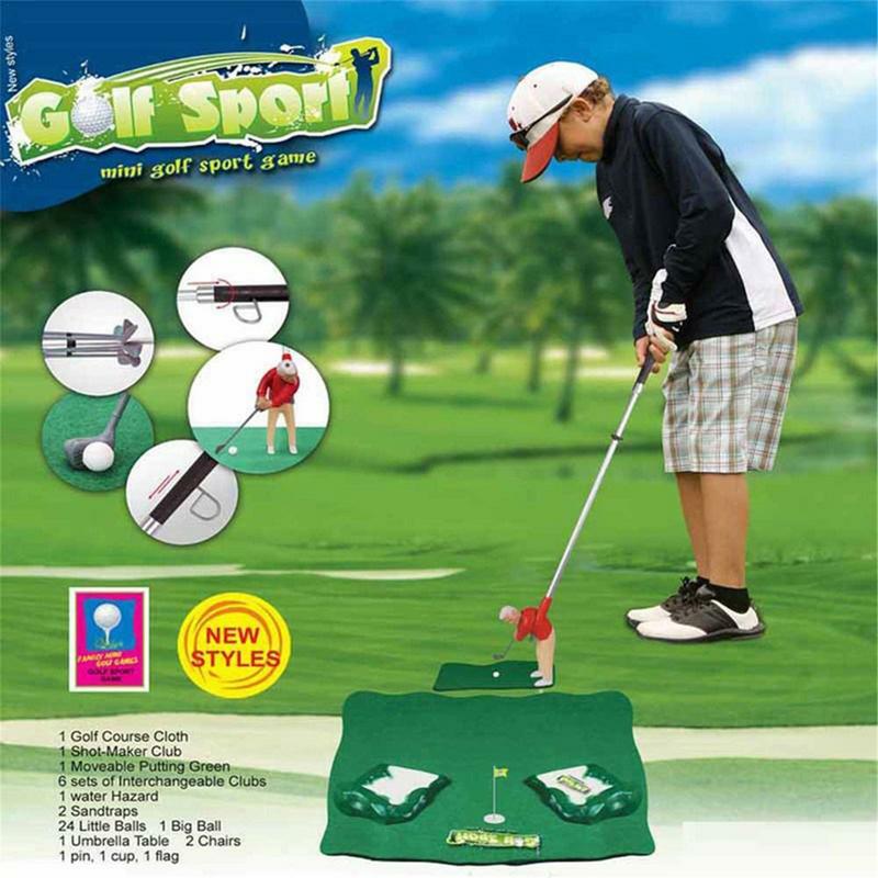 Mini Golf Professional Practice Set pallina da Golf Sport Set giocattolo per bambini mazza da Golf pratica palla Sport giochi al coperto allenamento di Golf
