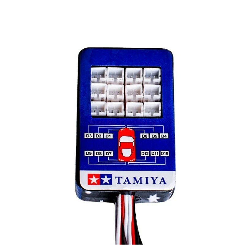 Simulação LED Kit de Iluminação para Carro RC, Freio de Direção, Escala 1:10, Yokomo, Tamiya, Hsp, Hpi, Axial, Rc4wd, Trx, 12 LED
